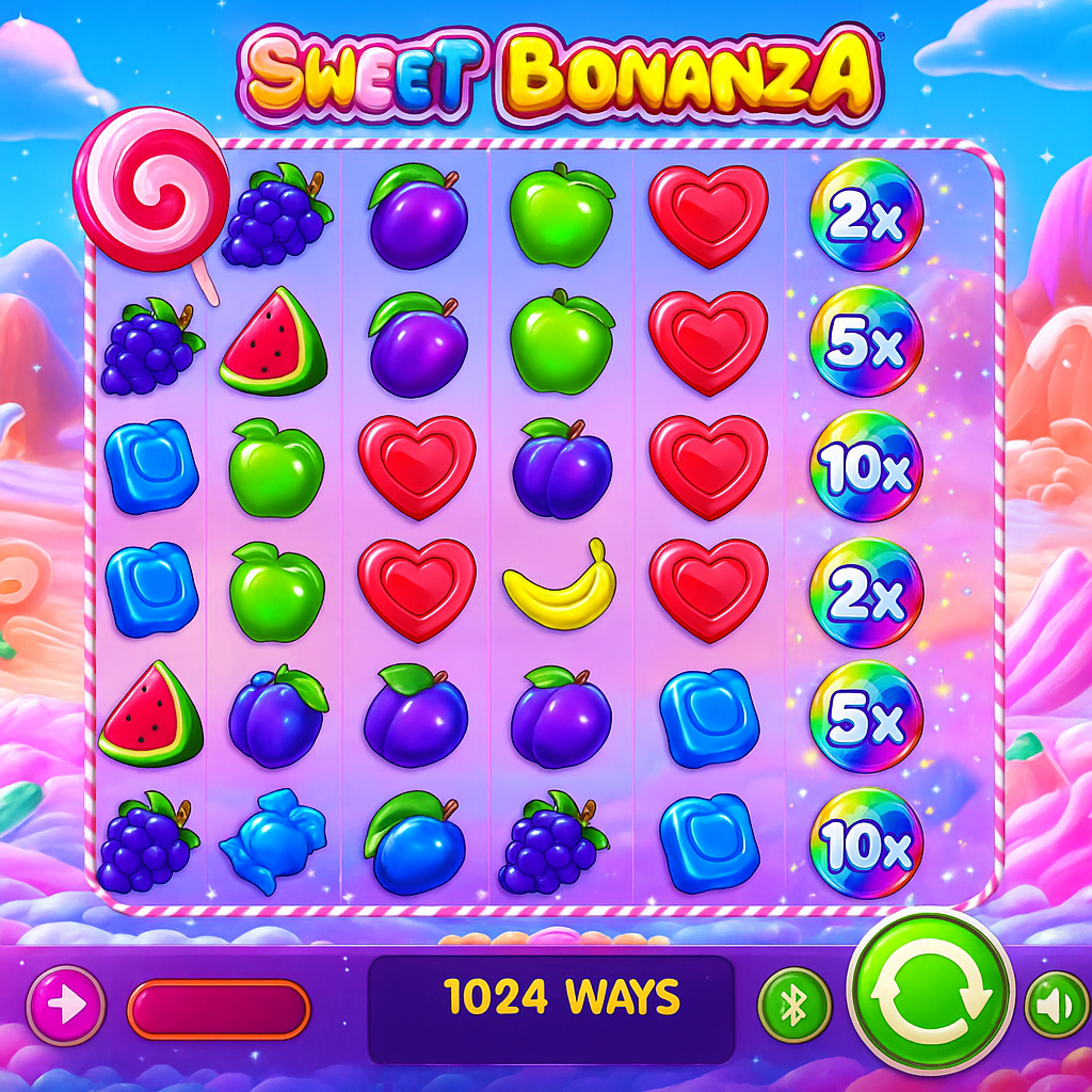BetHall - Sweet Bonanza Slot Machine - Pragmatic Play Game